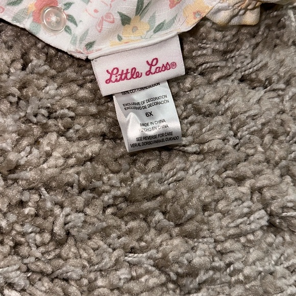 Little Lass NWOT sleeveless floral dress size 6x - Picture 4 of 4